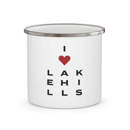 Lake Hills Vision Enamel Camping Mug