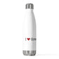 I Heart Greenfield Hill. 20oz Insulated Bottle