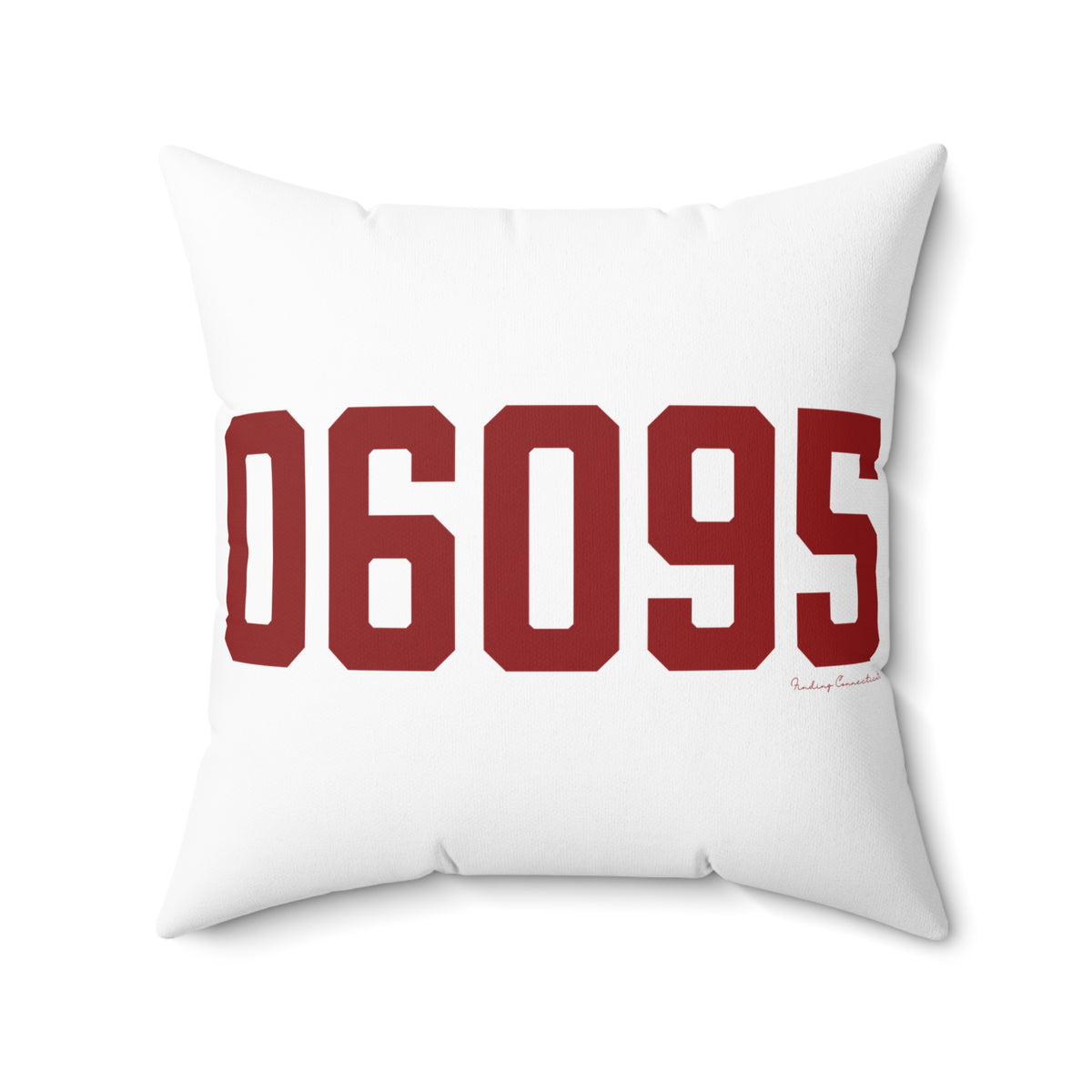 06095 Windsor Connecticut Zip Code Polyester Square Pillow