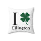 I Clover Ellington Spun Polyester Square Pillow