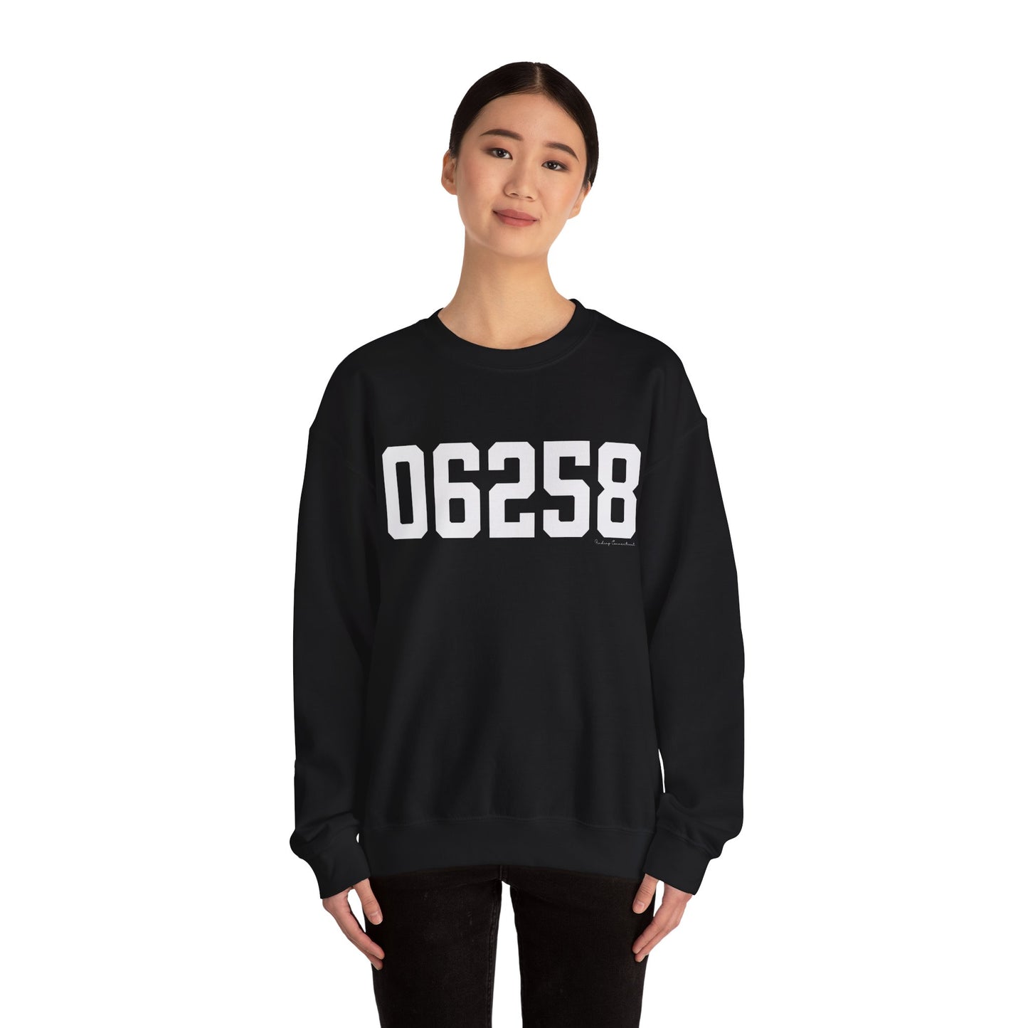 06258 Pomfret CT Zip Code Unisex Heavy Blend™ Crewneck Sweatshirt