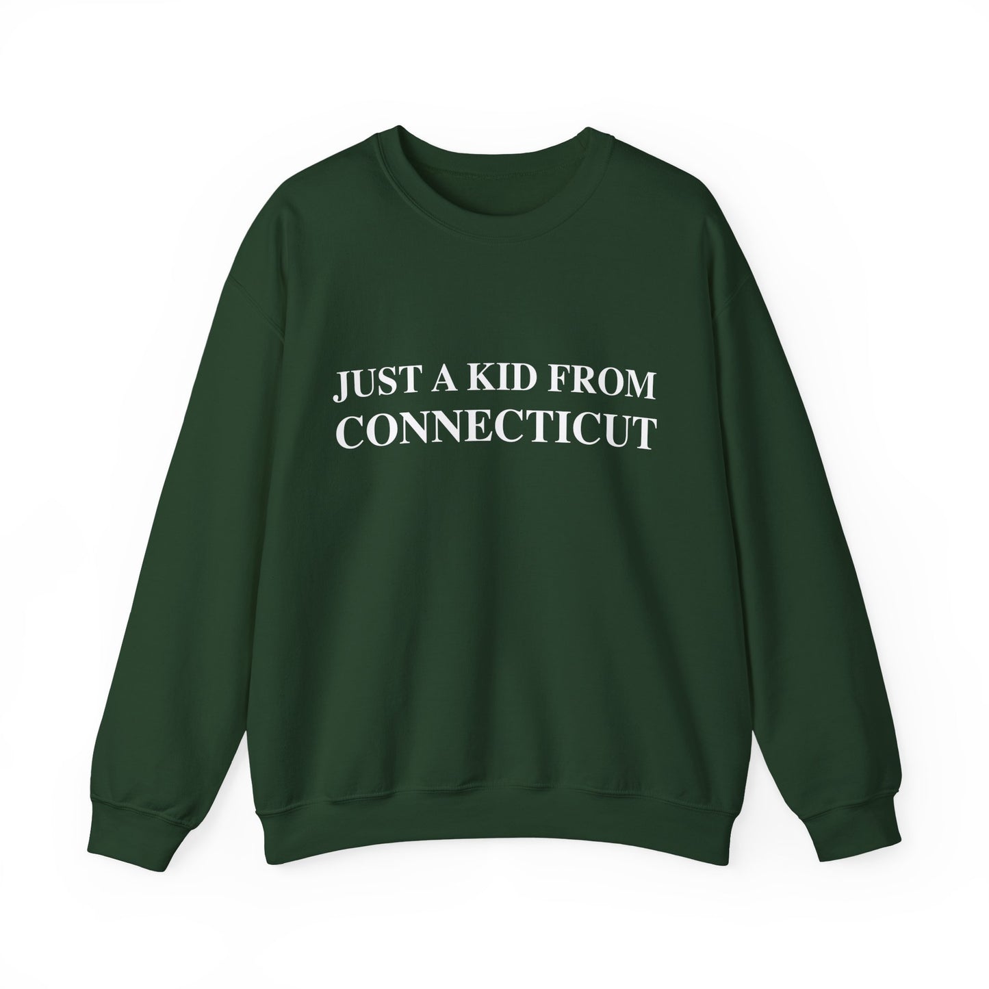 Just a Kid from Connecticut Unisex Heavy Blend™ Crewneck Sweatshirt