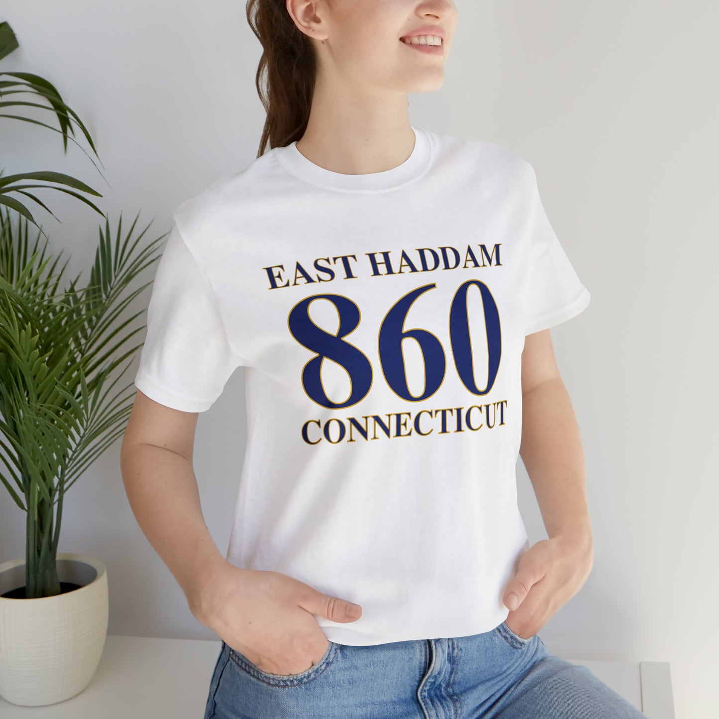 East Haddam 860 Connecticut Unisex Jersey Short Sleeve Tee