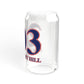 203 Strawberry Hill Red, White & Blue Sipper Glass, 16oz