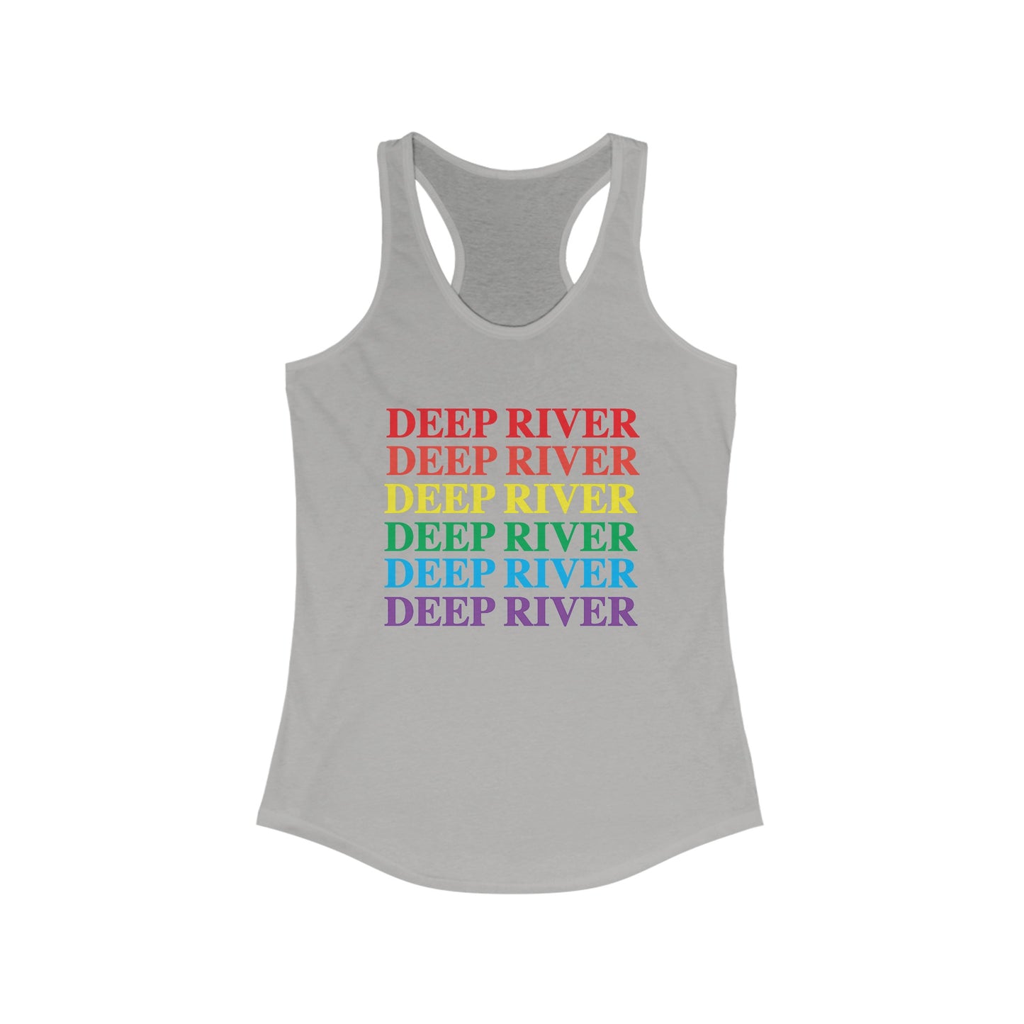 Deep River Pride Women's Ideal Racerback Tank