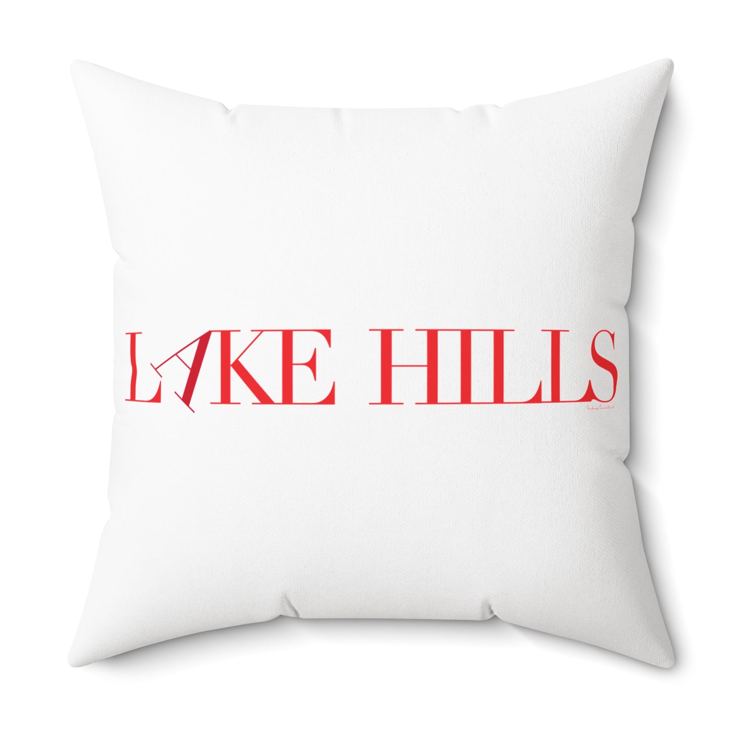41 Tilt Lake Hills Spun Polyester Square Pillow