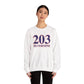 203 Silvermine Red, White & Blue Unisex Heavy Blend™ Crewneck Sweatshirt