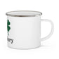 I Clover Glastonbury Enamel Camping Mug