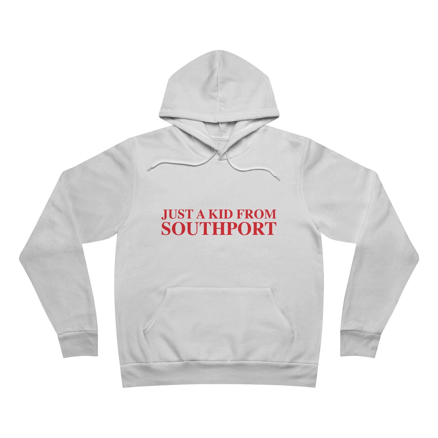 Just a kid from Southport Unisex Sponge Fleece Pullover Hoodie