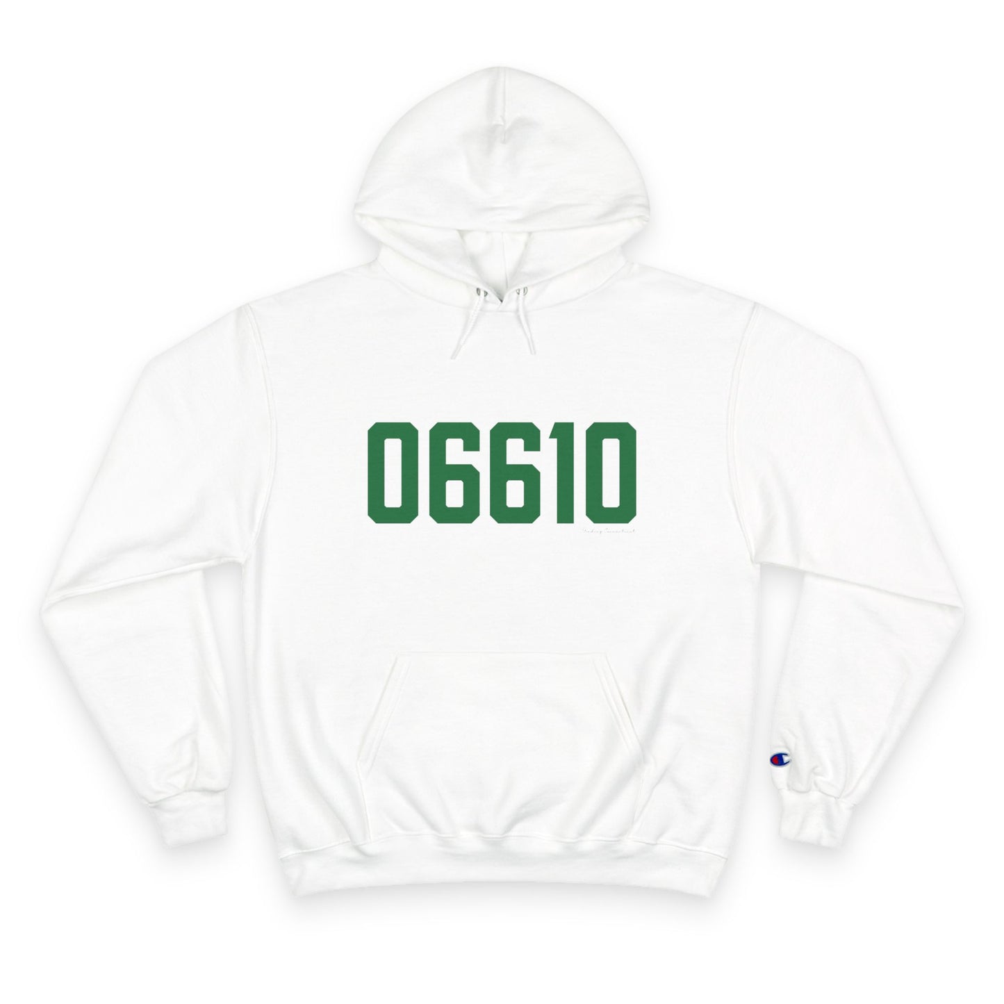 06610  Bridgeport Connecticut Zip Code Champion Hoodie Sweatshirt
