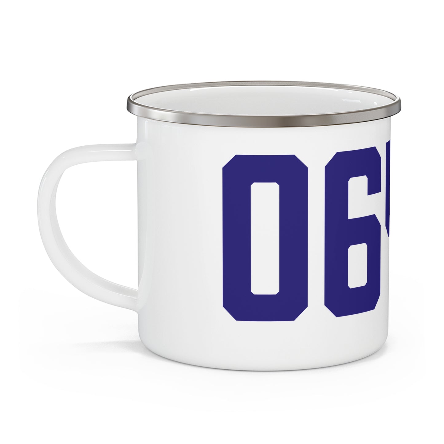 06475 Old Saybrook Connecticut Zip Code Enamel Camping Mug