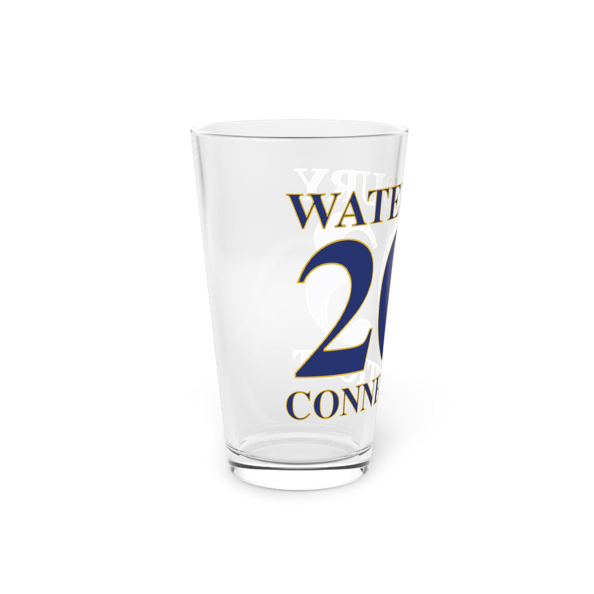 Waterbury 203 Connecticut Pint Glass, 16oz