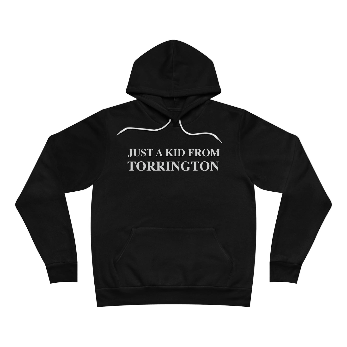 Just a kid from Torrington Unisex Sponge Fleece Pullover Hoodie