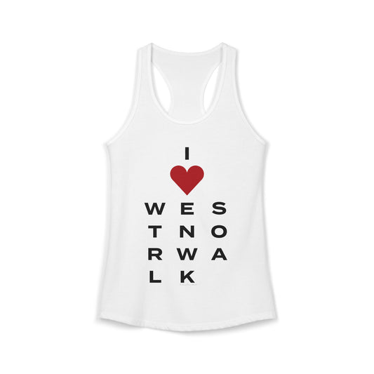 West Norwalk Vision Women's Ideal Racerback Tank Top