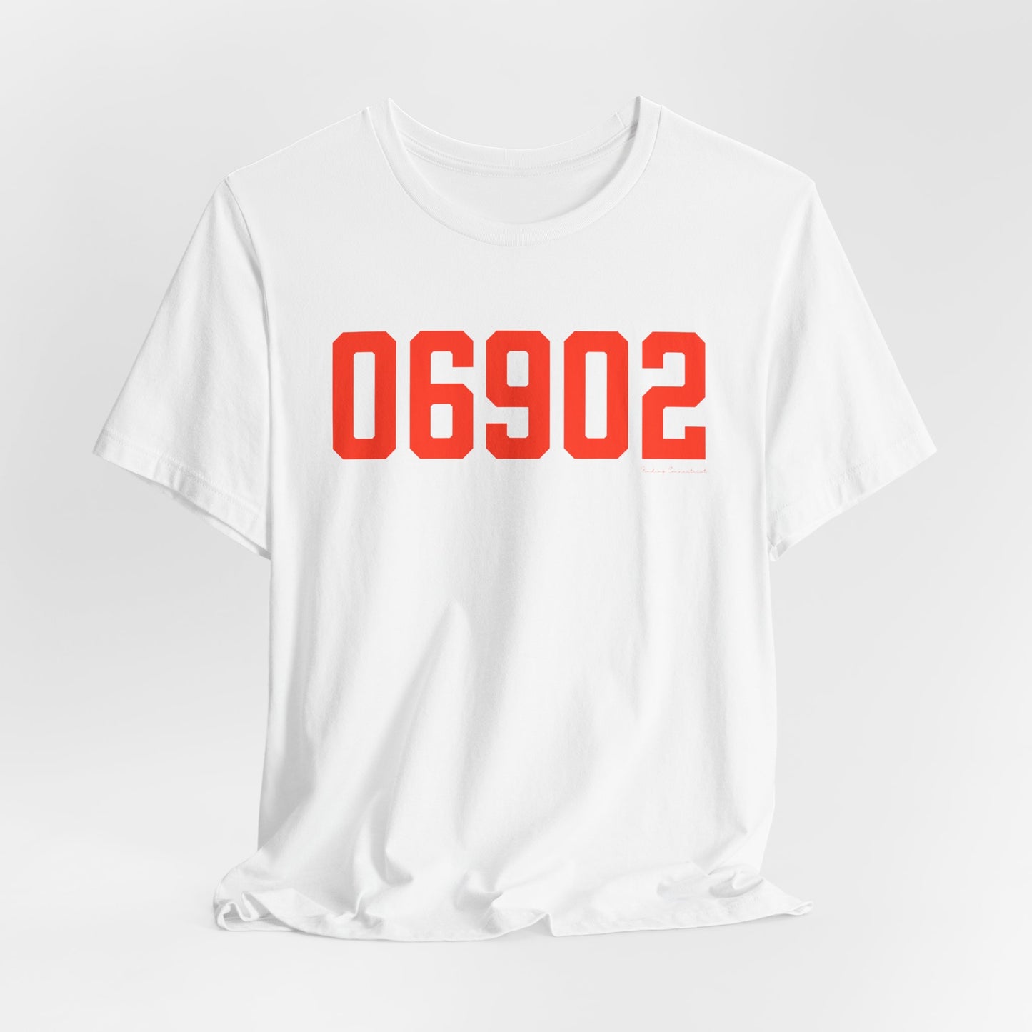 06902 Stamford Connecticut Zip Code Unisex Jersey Short Sleeve T-Shirt