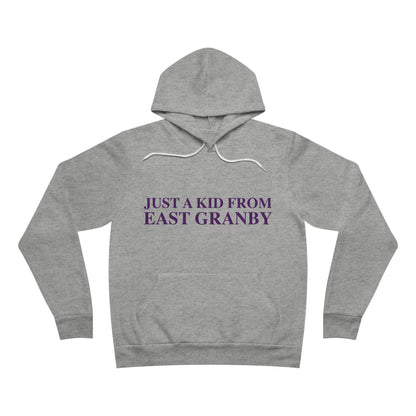 Just a kid from East Granby Unisex Sponge Fleece Pullover Hoodie