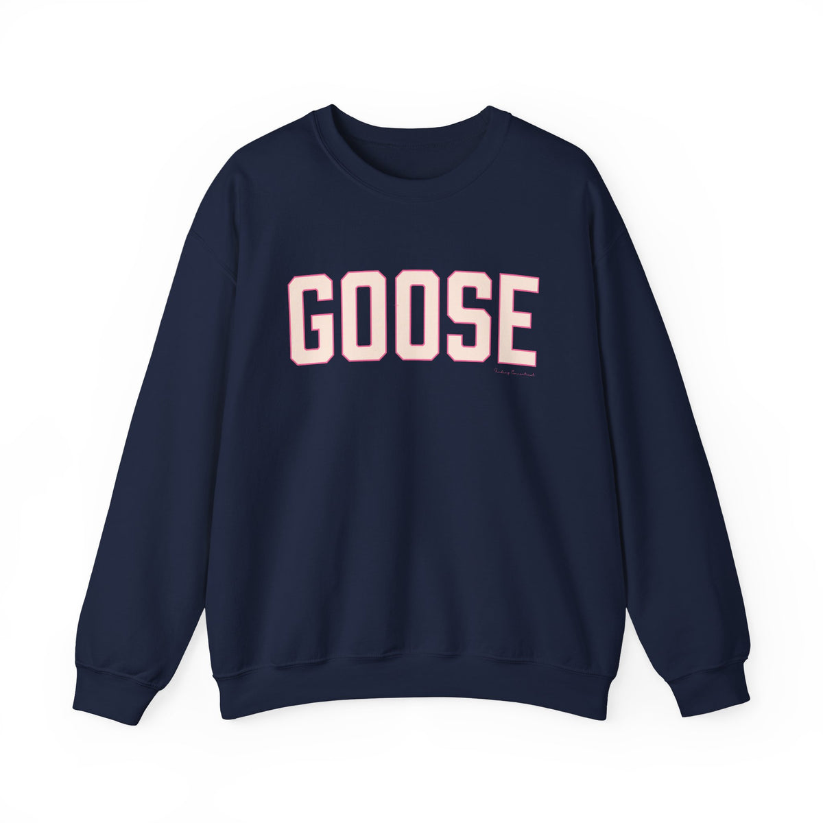 Goose Zip Code Peach & Pink Unisex Heavy Blend™ Crewneck Sweatshirt