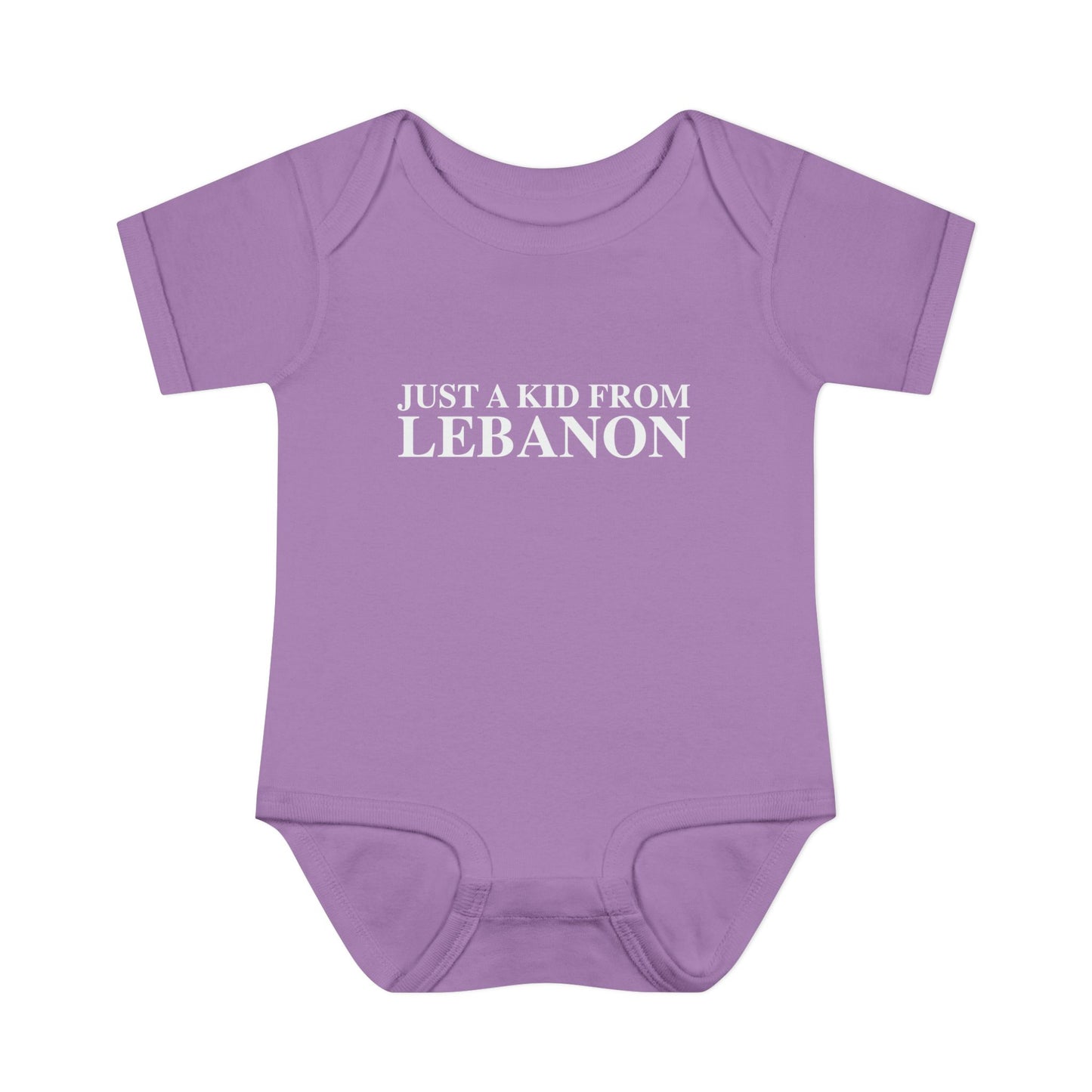 Just a kid from Lebanon Infant Baby Rib Bodysuit