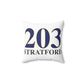 203 Stratford Spun Polyester Square Pillow