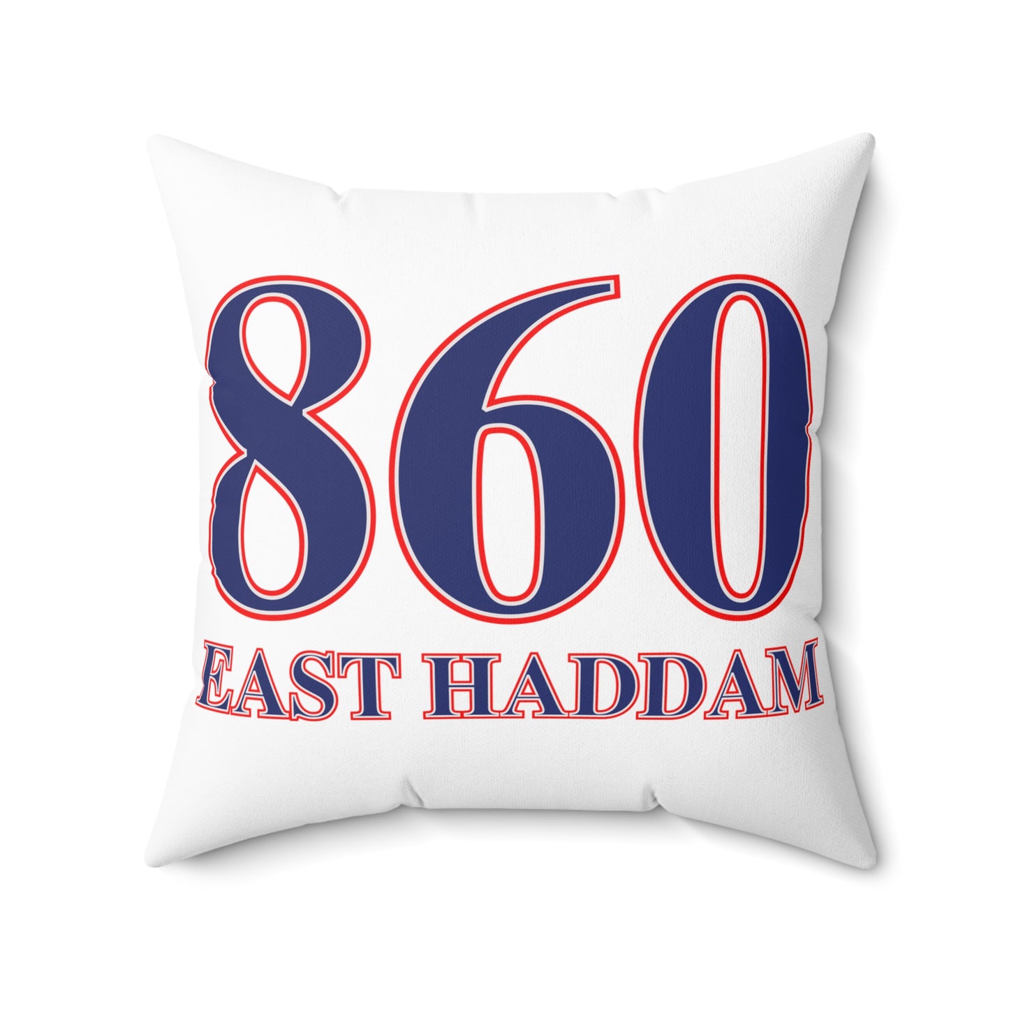 860 East Haddam Red, White & Blue Spun Polyester Square Pillow