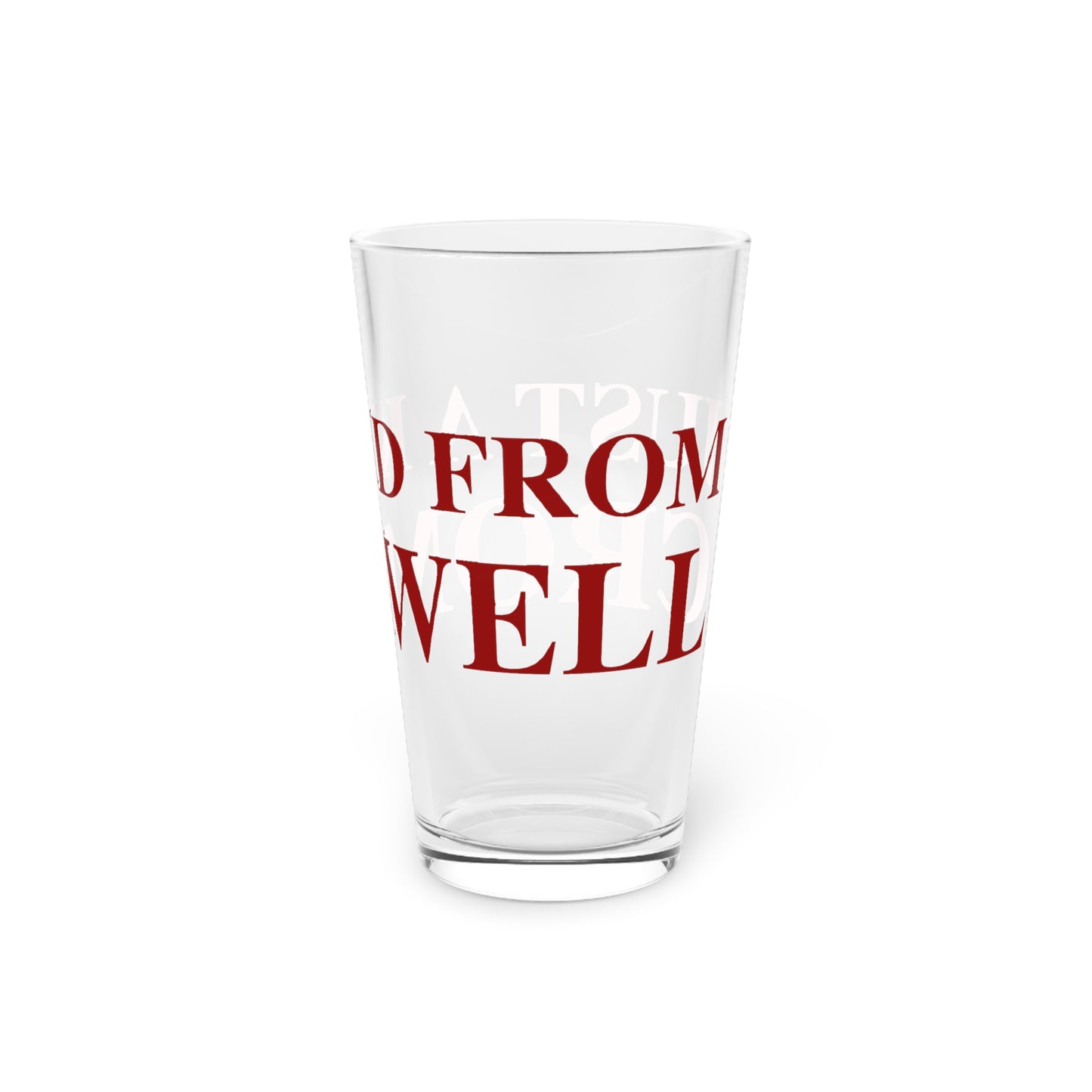 Just a kid from Cromwell Pint Glass, 16oz