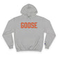 Goose Zip Code Orange & Green Champion Hoodie