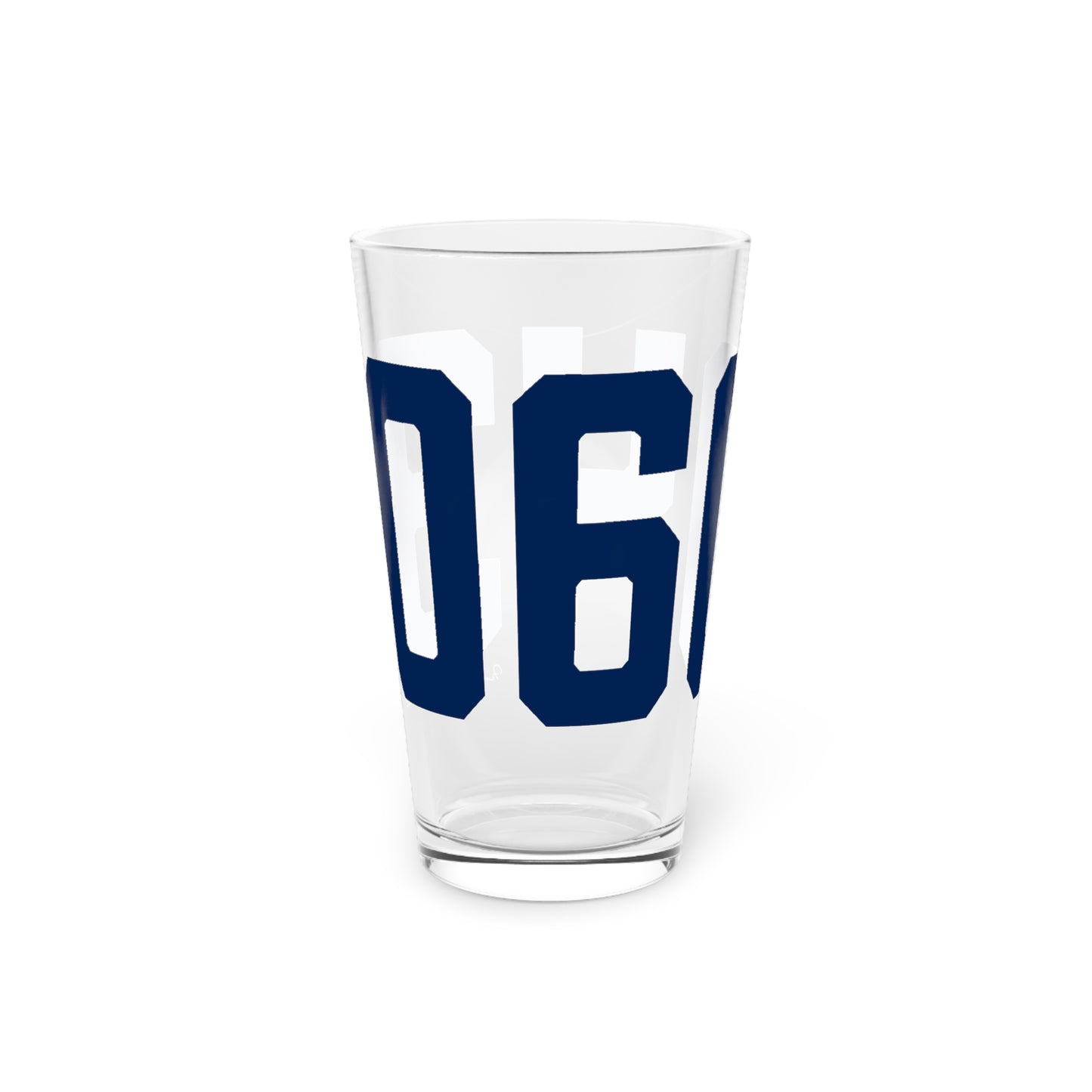 06043 Bolton Connecticut Zip Code Pint Glass, 16oz