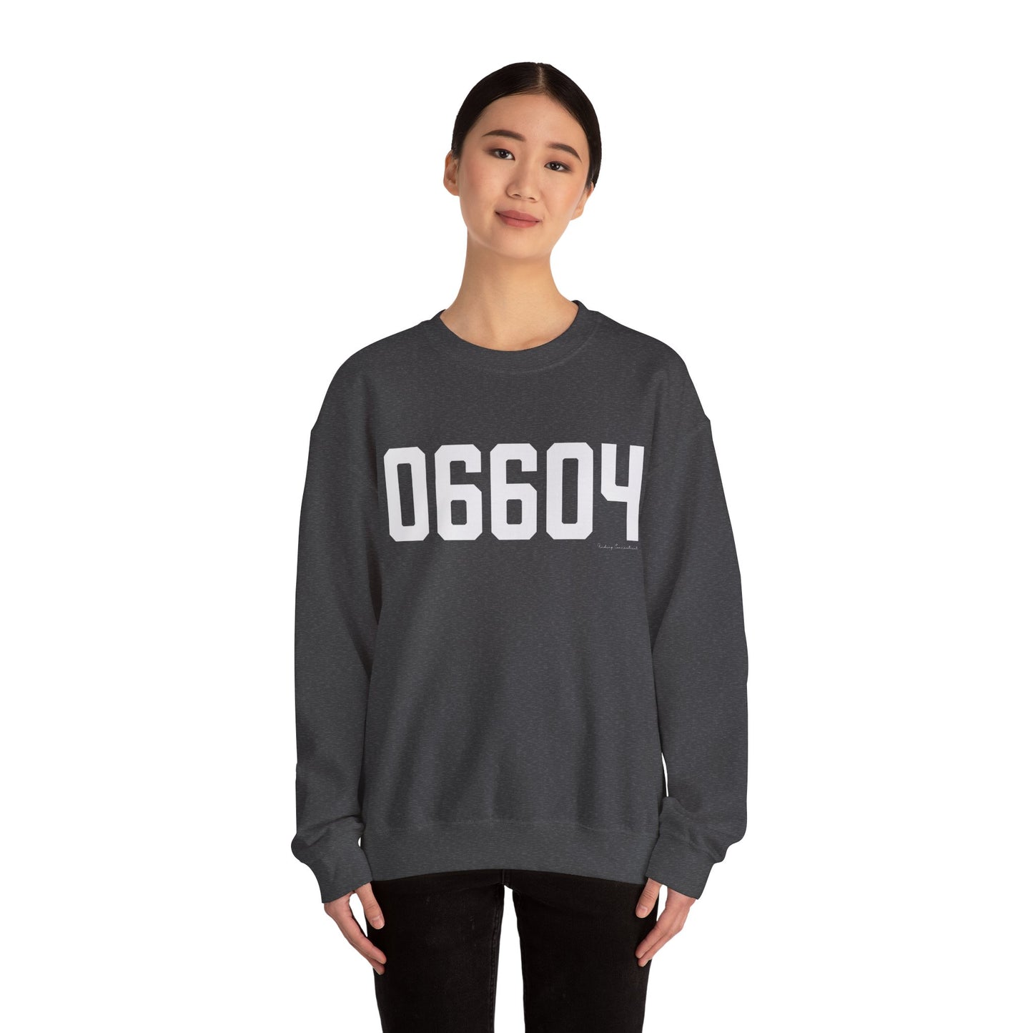 06604 Bridgeport CT Zip Code Unisex Heavy Blend™ Crewneck Sweatshirt