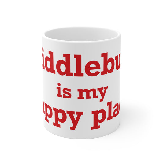 Middlebury is My Happy Place Mug 11oz