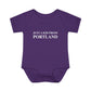 Just a kid from Portland Infant Baby Rib Bodysuit