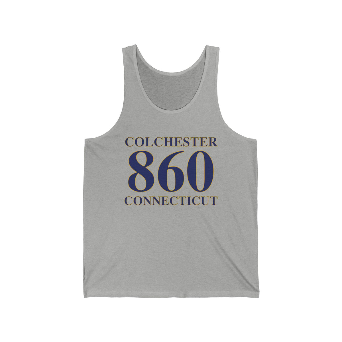 Colchester 860 Connecticut Unisex Jersey Tank Top