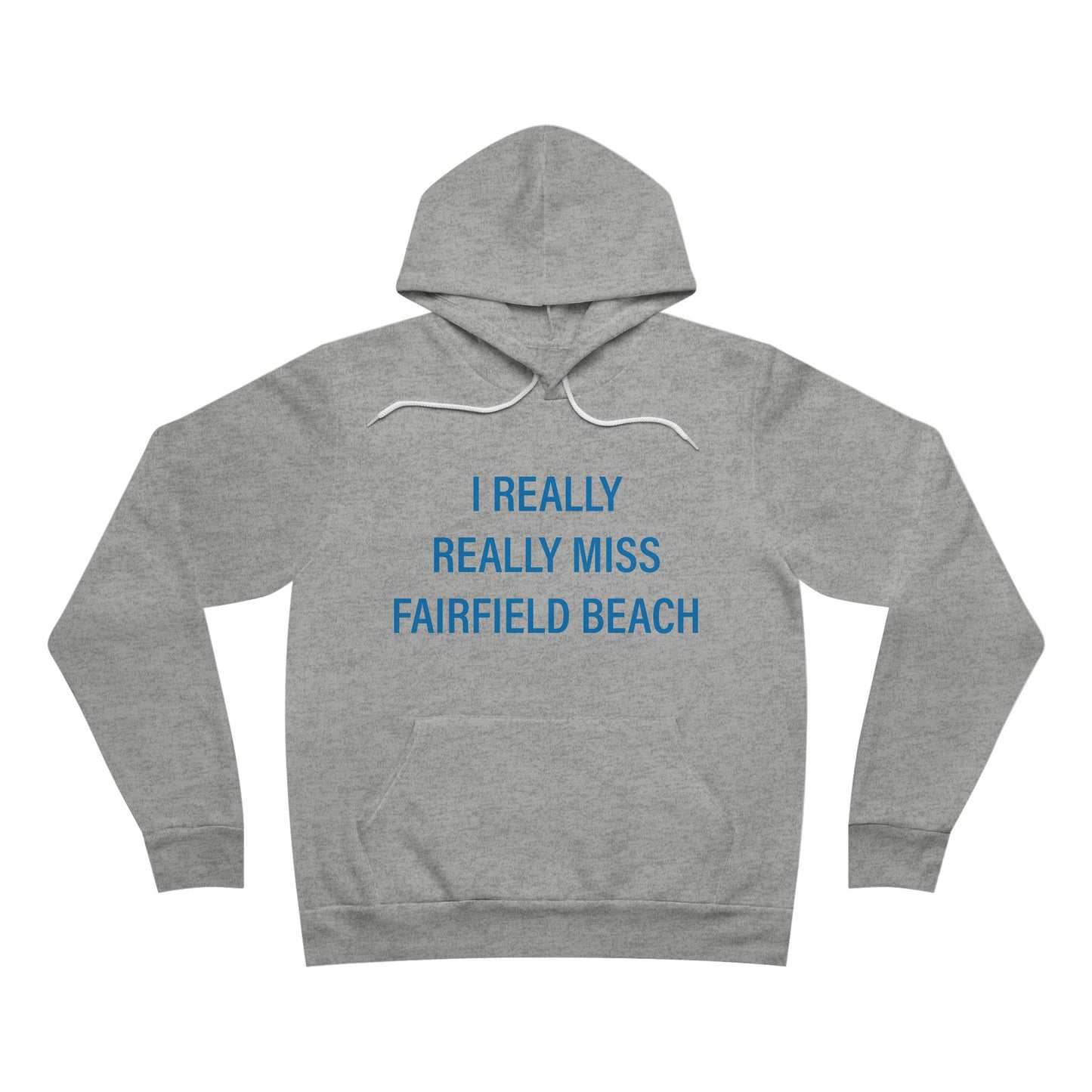 I Really Really Miss Fairfield Beach Unisex Sponge Fleece Pullover Hoodie