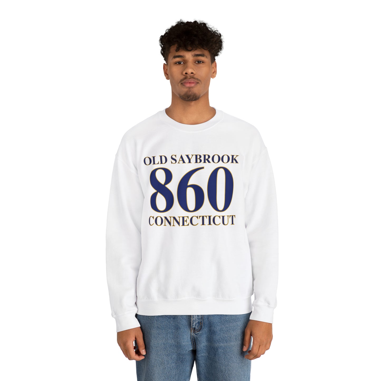 Old Saybrook 860 Connecticut Unisex Heavy Blend™ Crewneck Sweatshirt