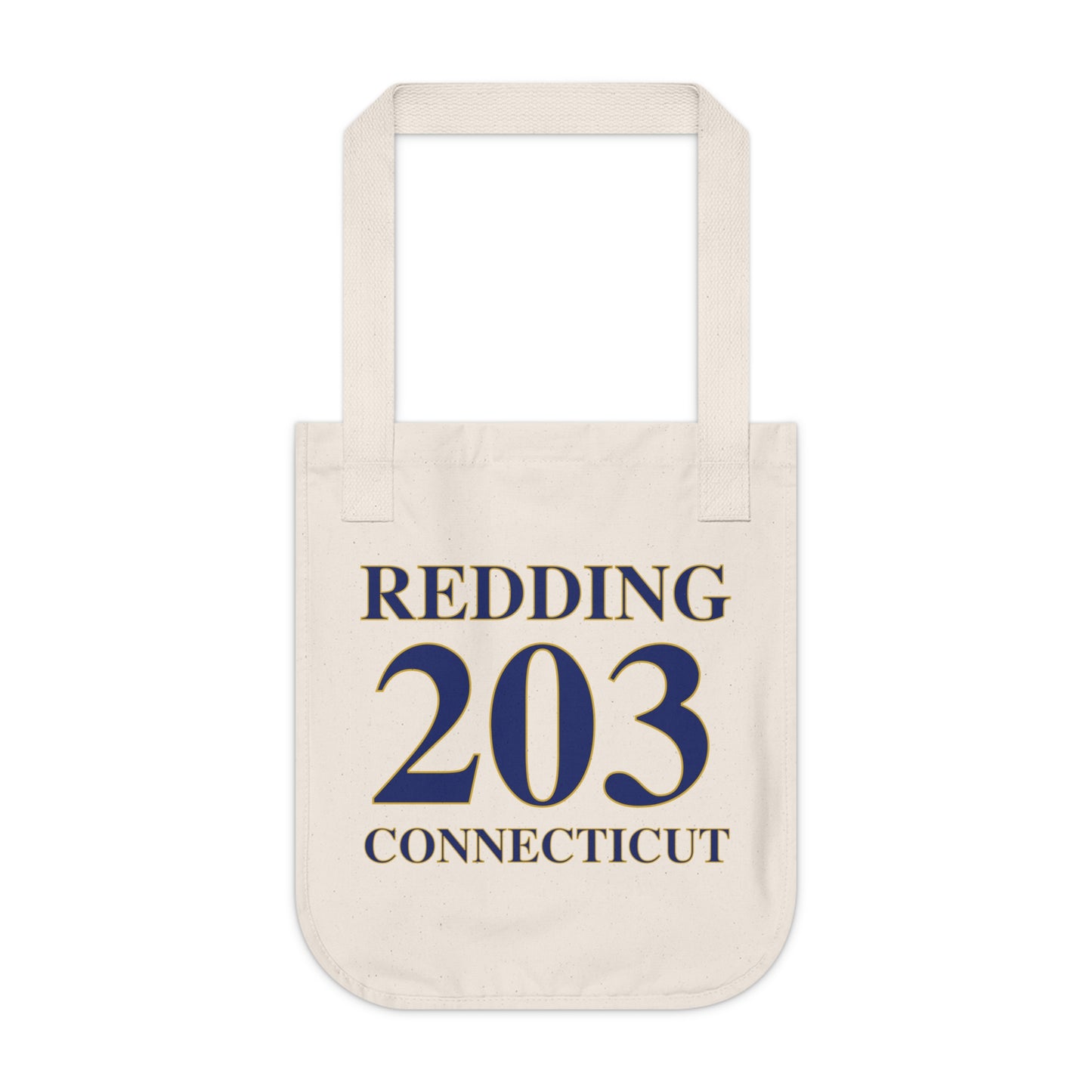 Redding 203 Connecticut Organic Canvas Tote Bag