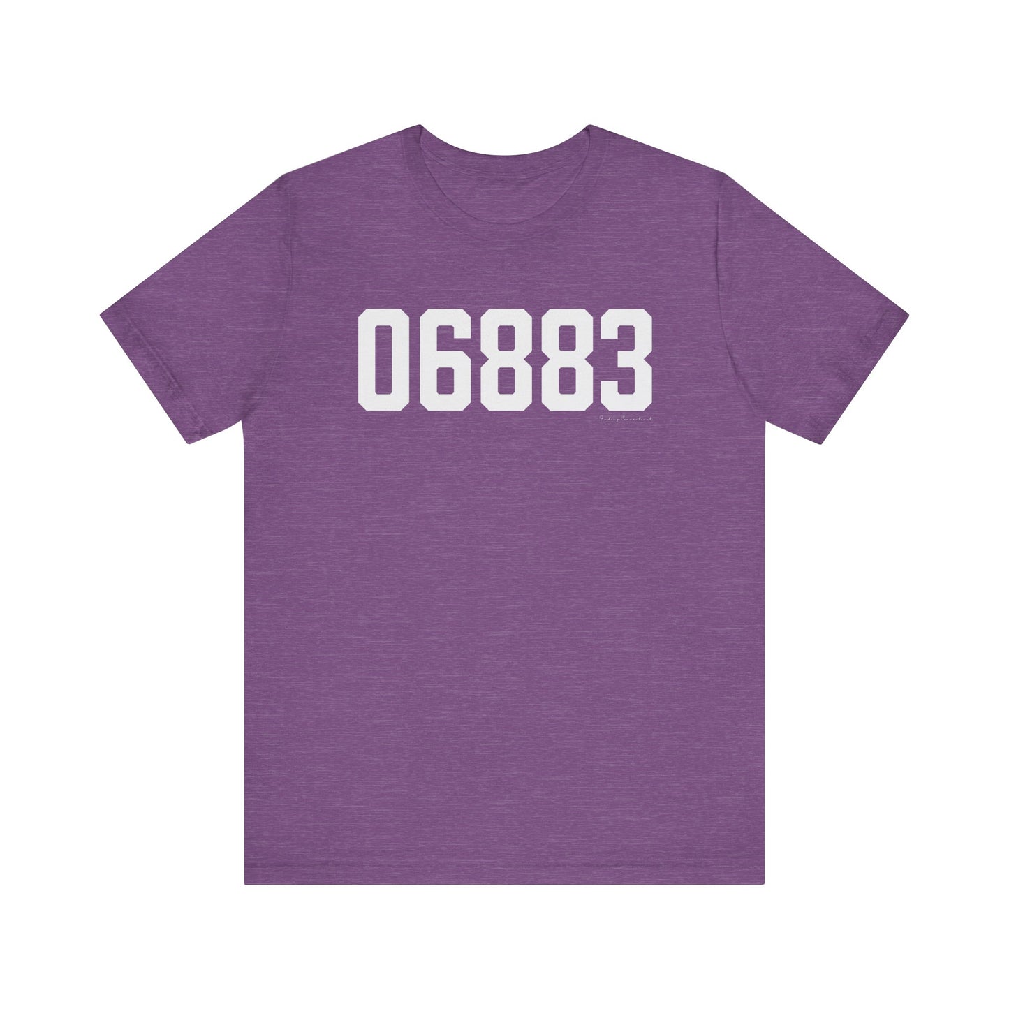06883 Weston CT Zip Code Unisex Jersey Short Sleeve T-Shirt