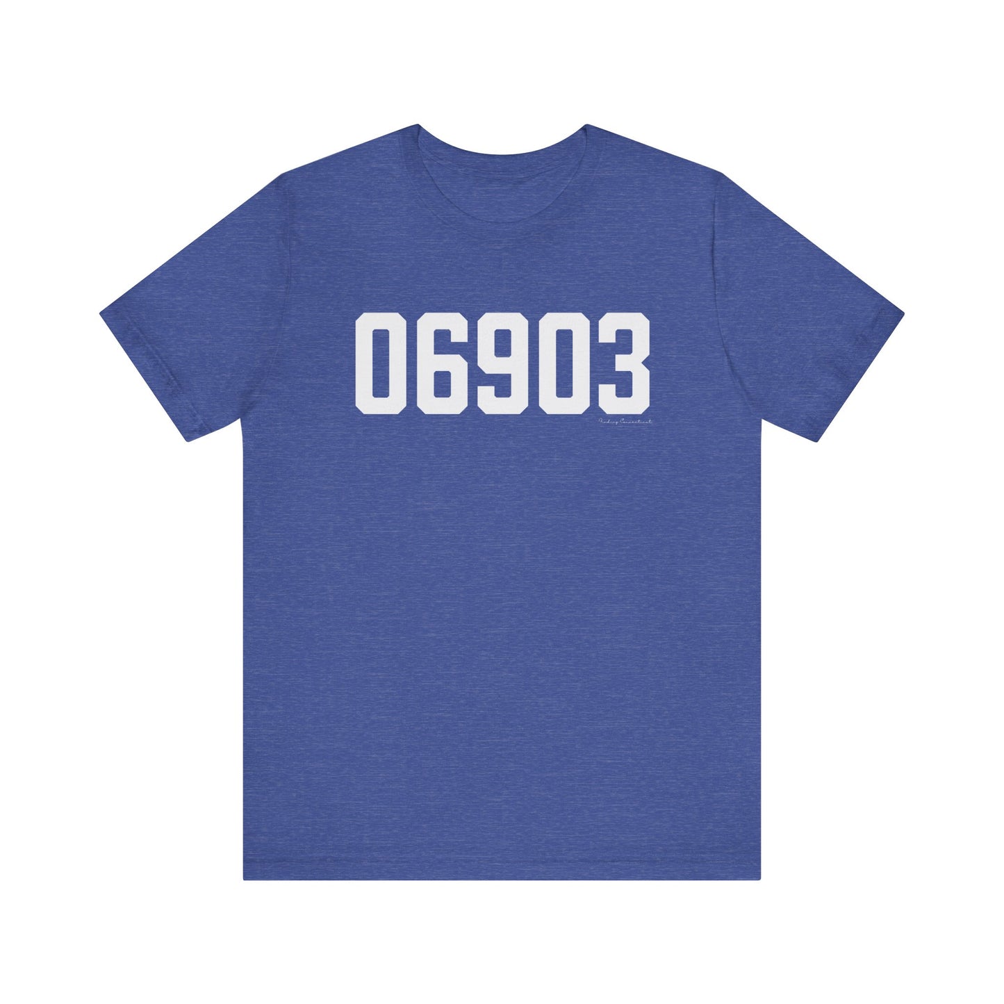 06903 Stamford CT Zip Code Unisex Jersey Short Sleeve T-Shirt