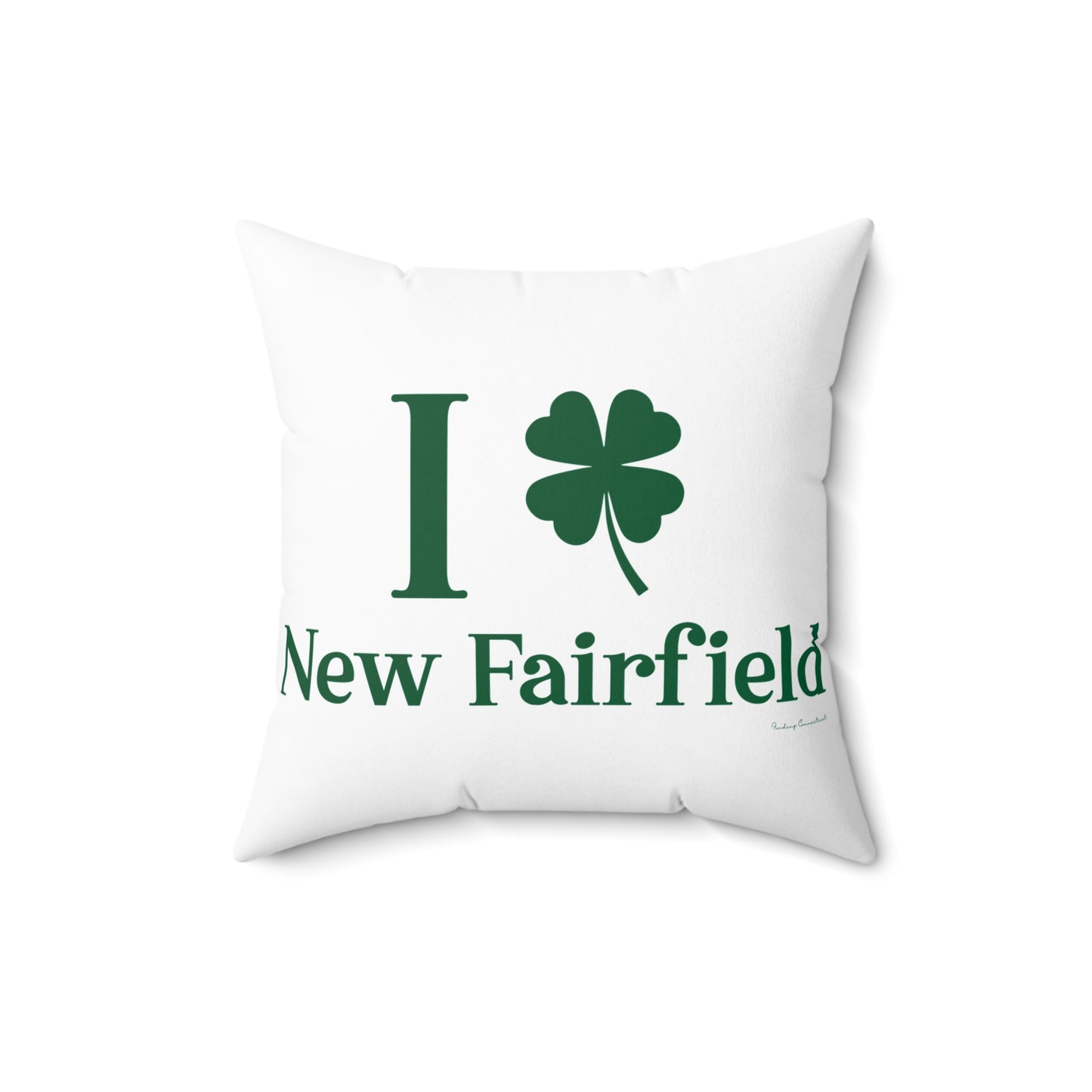 I Clover New Fairfield Spun Polyester Square Pillow