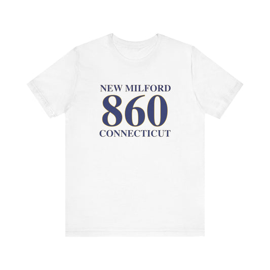 New Milford 860 Connecticut Unisex Jersey Short Sleeve T-Shirt