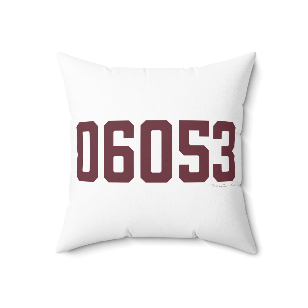 06053 New Britain Connecticut Zip Code Polyester Square Pillow