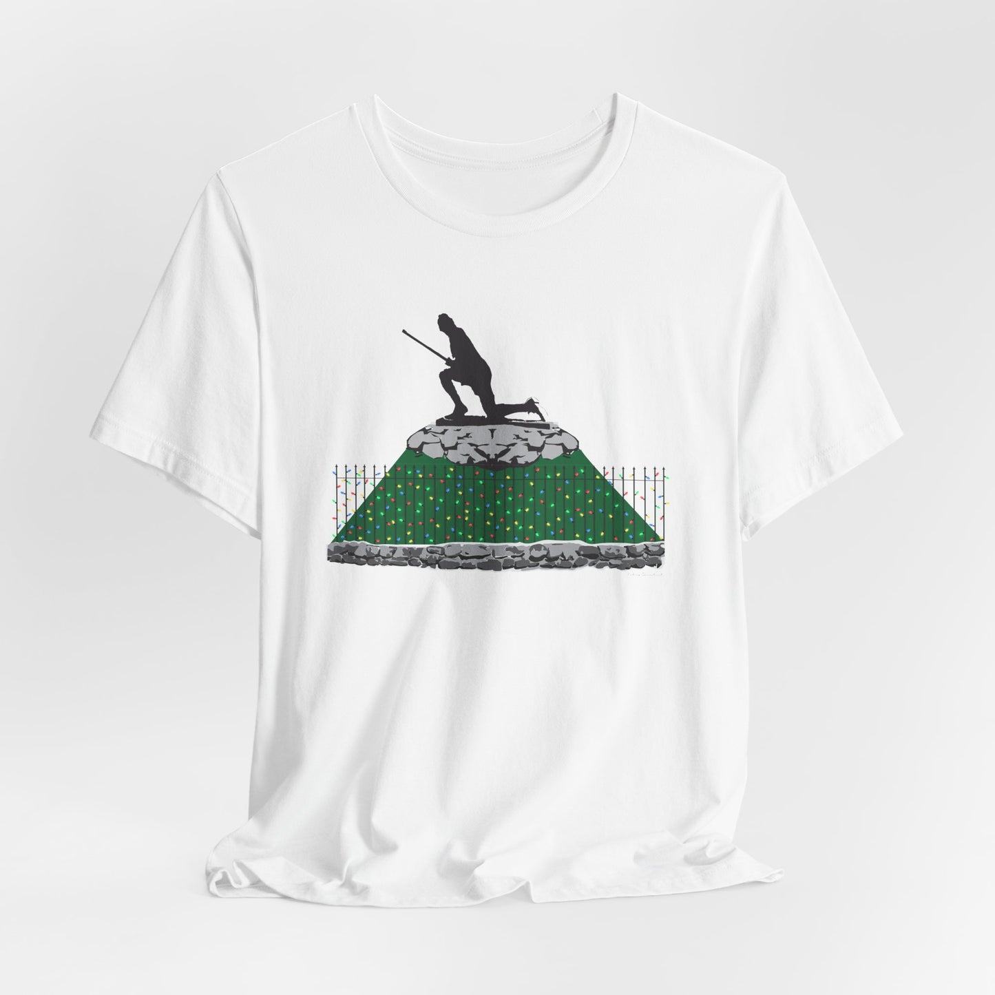 Minuteman Holiday Lights Unisex Jersey Short Sleeve T-Shirt