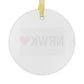 Norwalk Love  Glass Ornaments