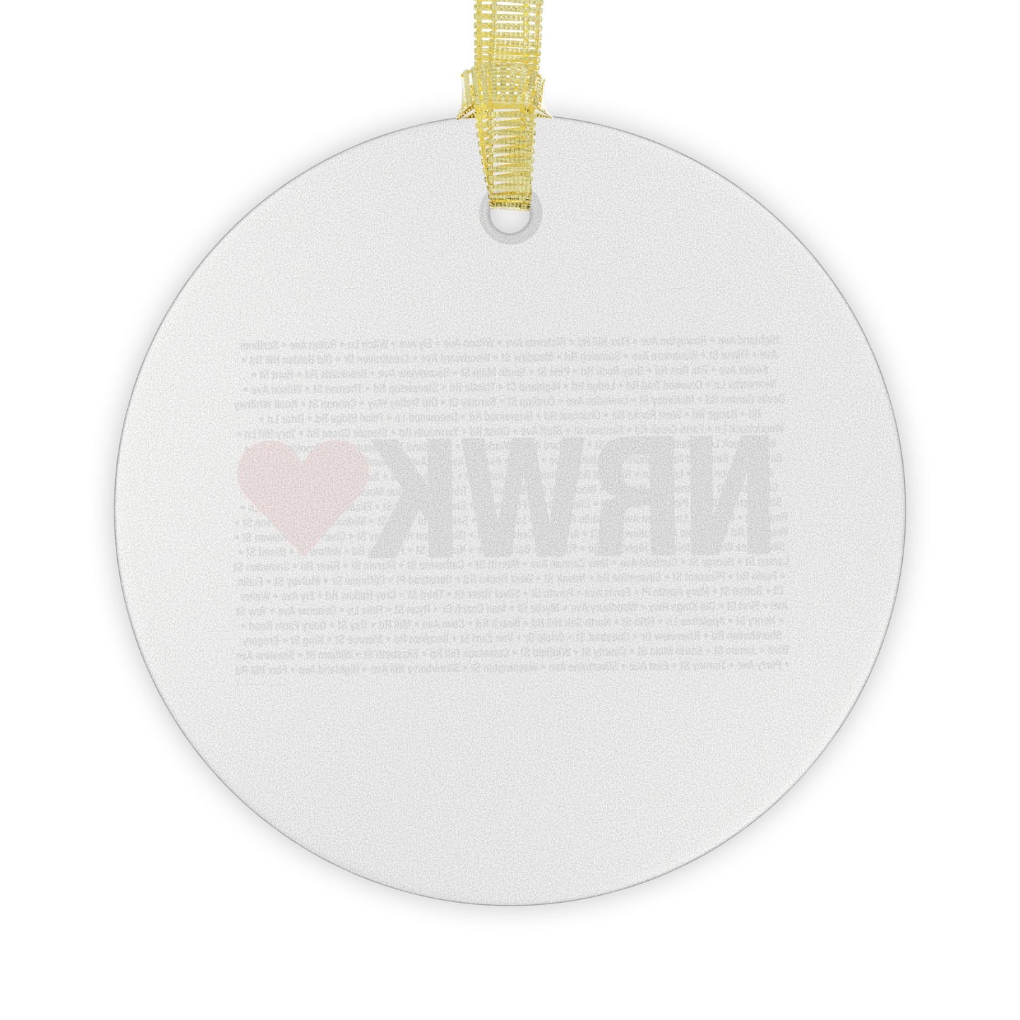 Norwalk Love  Glass Ornaments