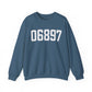 06897 Wilton CT Zip Code Unisex Heavy Blend™ Crewneck Sweatshirt