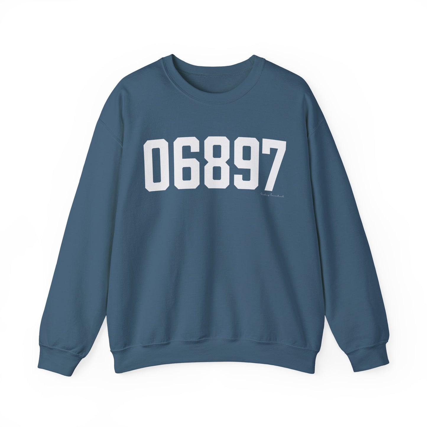 06897 Wilton CT Zip Code Unisex Heavy Blend™ Crewneck Sweatshirt