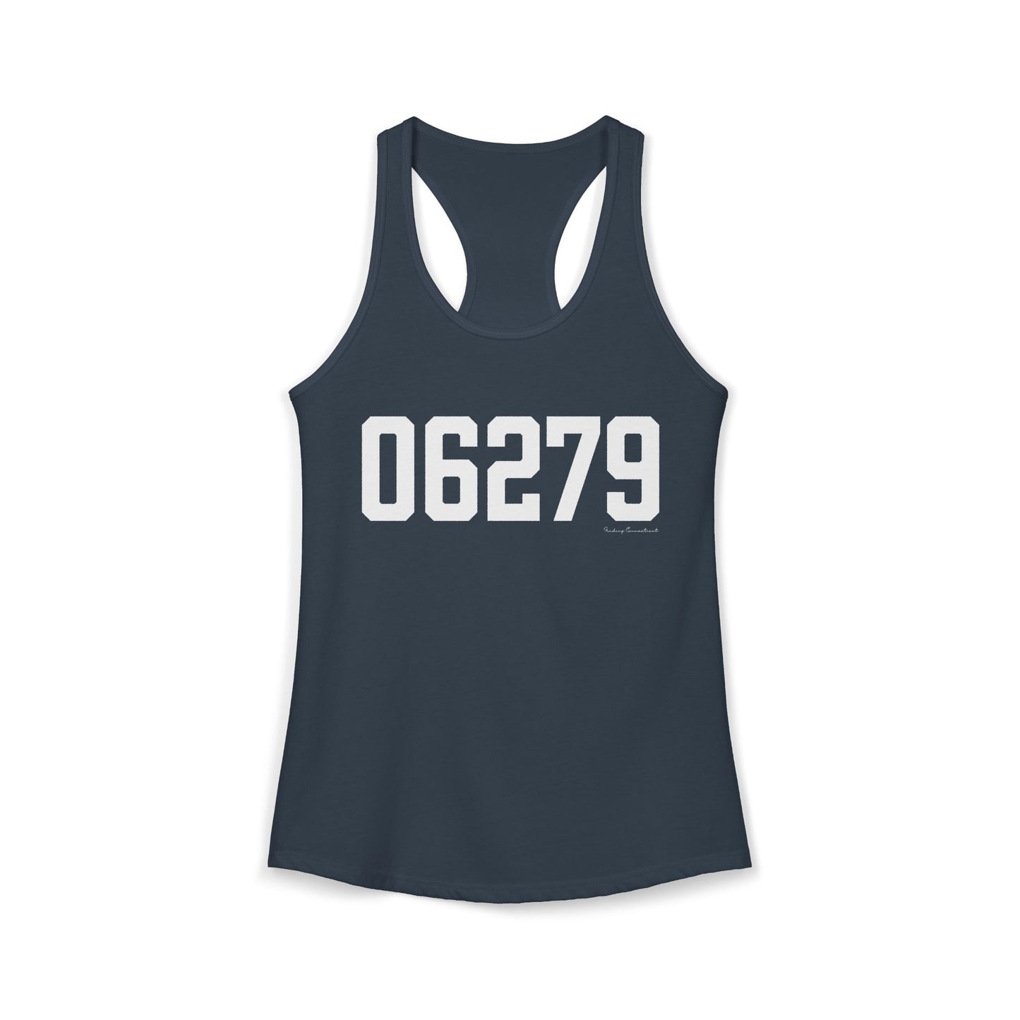 06279 Willington CT Zip Code Women's Ideal Racerback Tank Top