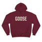 Goose Zip Code Cream & Purple Champion Hoodie