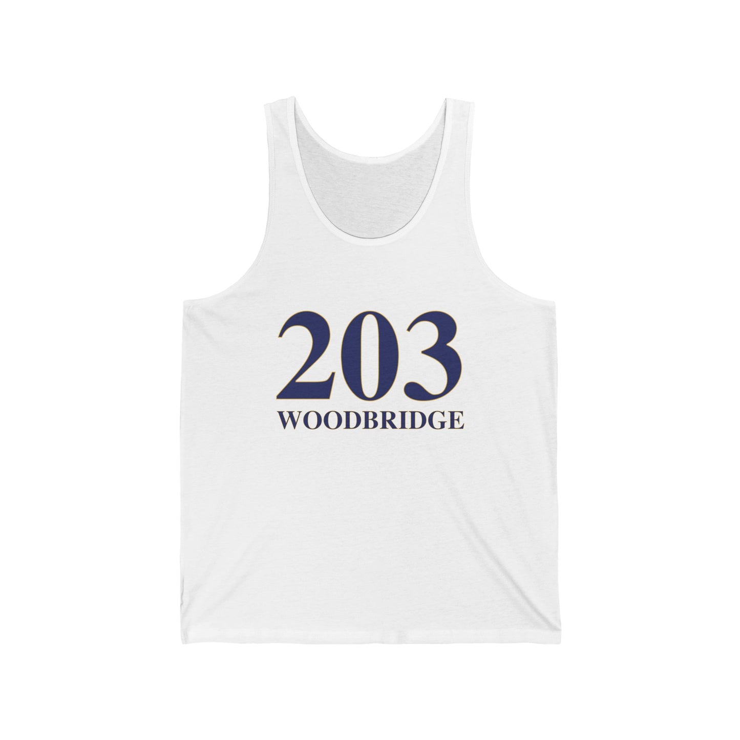 203 Woodbridge Unisex Jersey Tank Top
