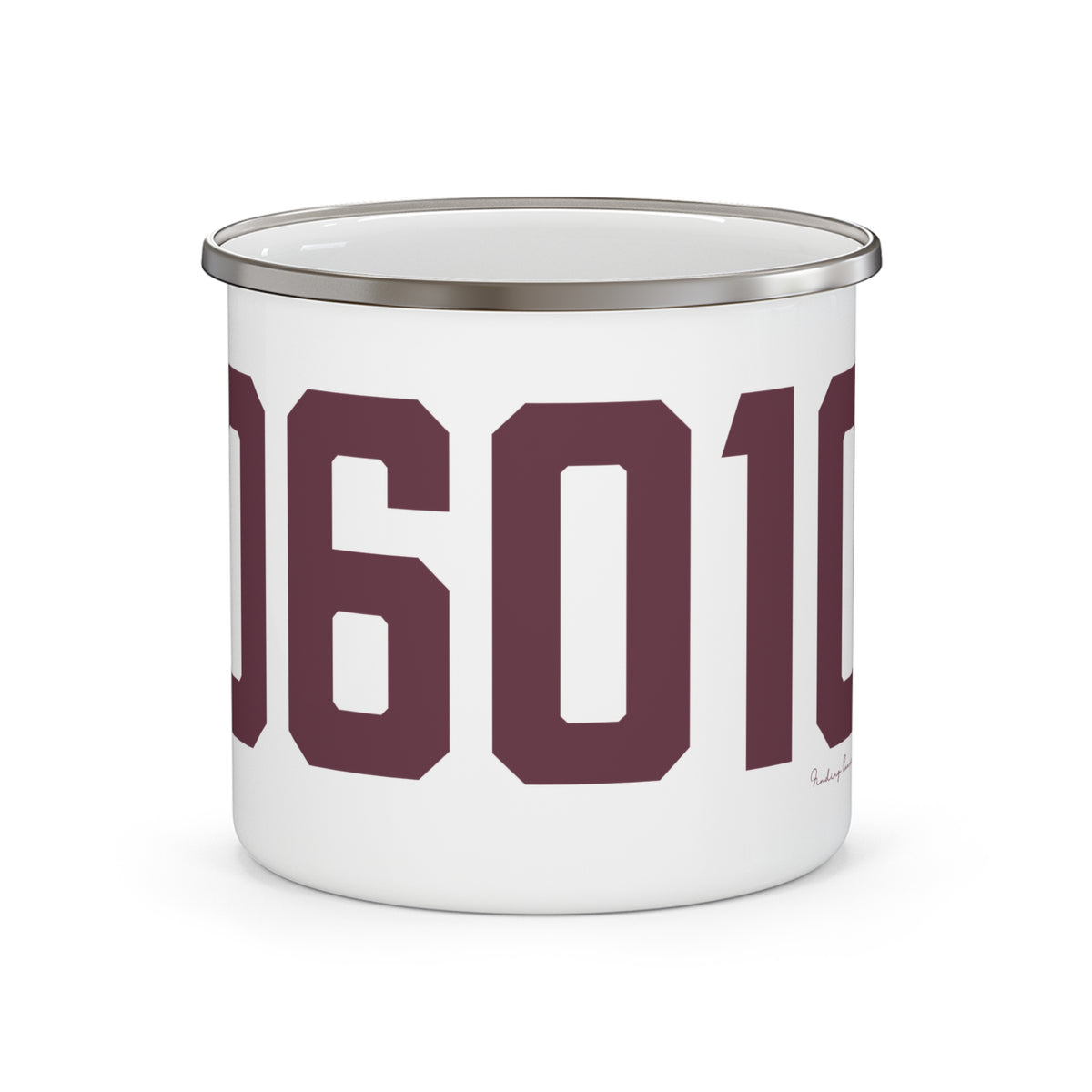06010 Bristol Connecticut Zip Code Enamel Camping Mug