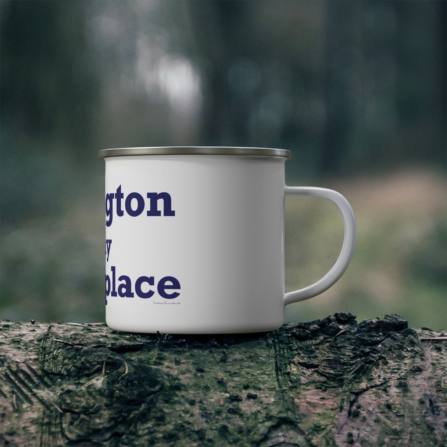 Willington is My Happy Place Enamel Camping Mug