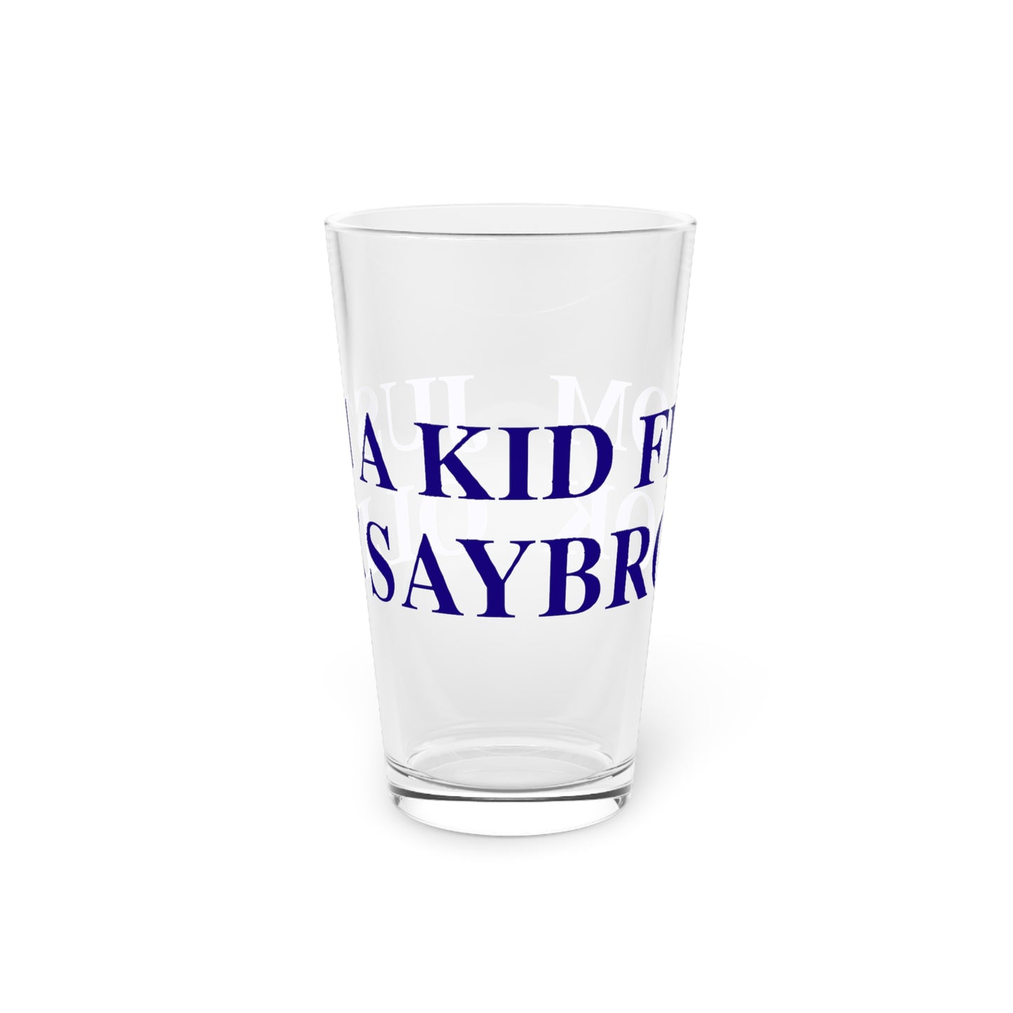 Just a kid from Old Saybrook Pint Glass, 16oz